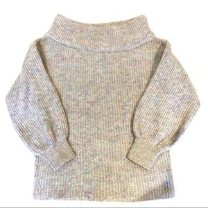 ✨3/$30 Design Lab Knit Ribbed Boat Neck Rainbow Sweater